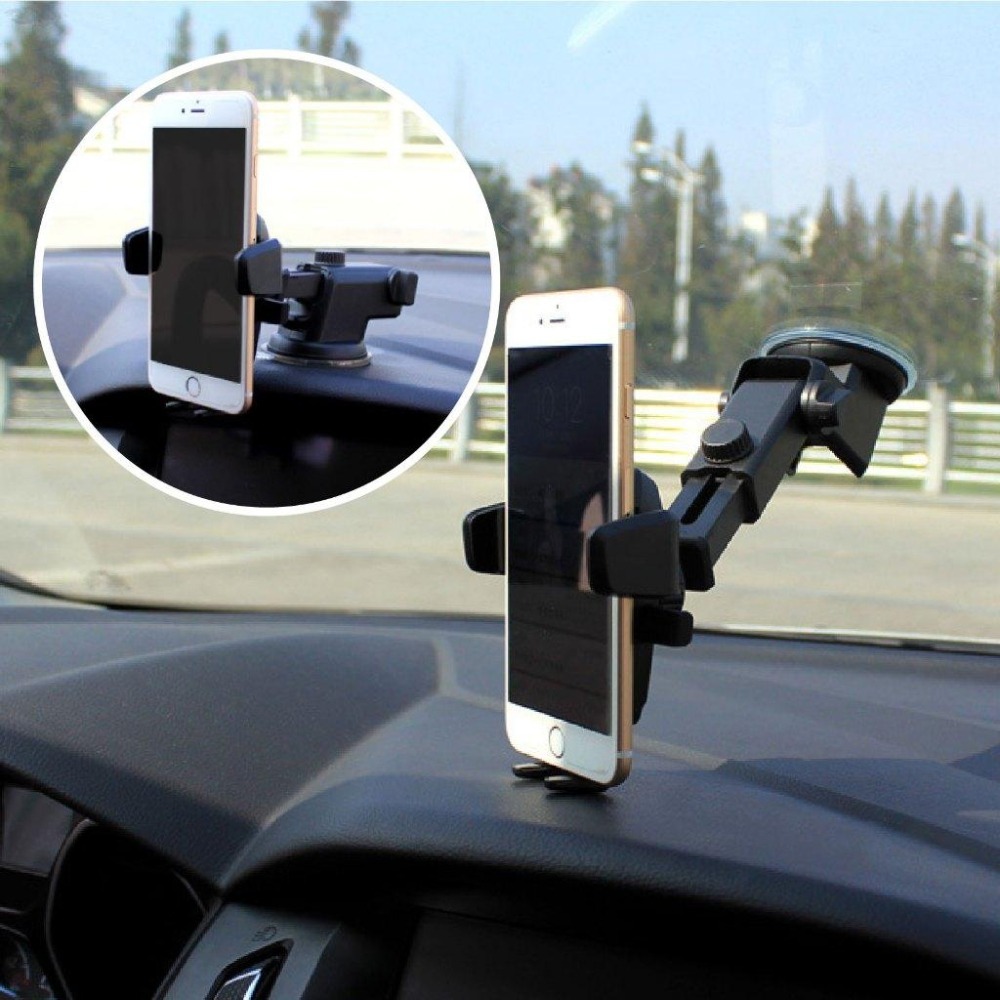 【台灣現貨 快速發貨】擋風玻璃手機架 可折疊伸縮 單手操作 車用手機架 手機座 吸盤固定架 導航支架 手機支架 黏性支架-細節圖9