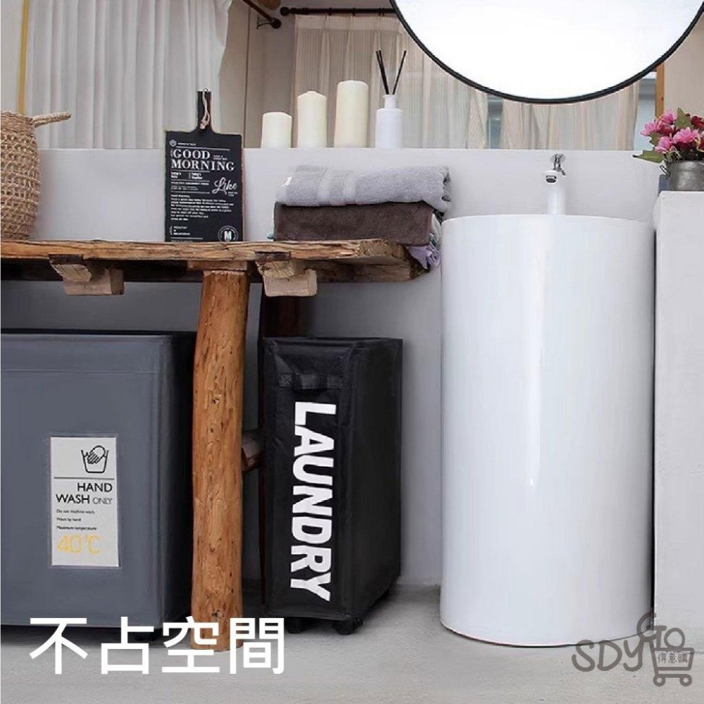 【台灣現貨 快速發貨】桌下置物推車 萬向輪設計 可折疊收納 不占空間 收納箱 推車 拉車 辦公室收納 小物收納 髒衣籃-細節圖5