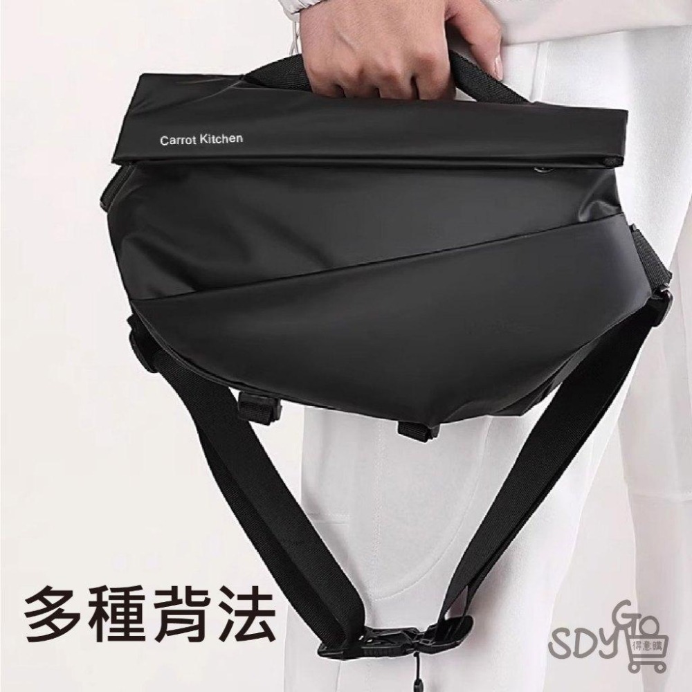 【台灣現貨 快速發貨】磁吸扣防水機能包 送伸縮鋼絲鑰匙扣 磁扣 包包 斜背包 手拿包 郵差包 大容量 防水包 相機包-細節圖6