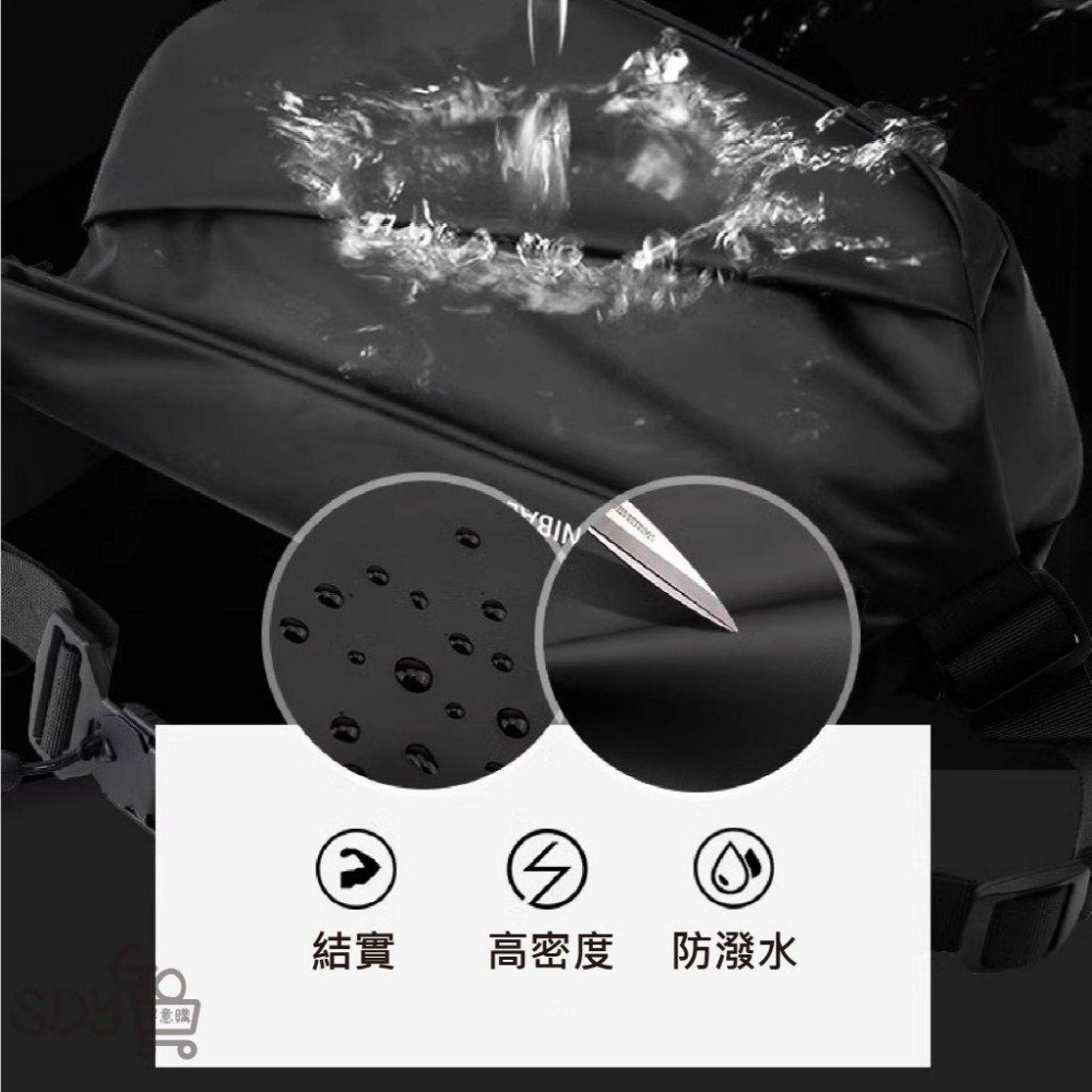 【台灣現貨 快速發貨】磁吸扣防水機能包 送伸縮鋼絲鑰匙扣 磁扣 包包 斜背包 手拿包 郵差包 大容量 防水包 相機包-細節圖7