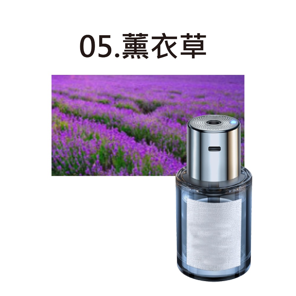 【台灣現貨 快速發貨】汽車香氛機 霧化細膩 0酒精 隨車啟停 全車清香 花香 古龍 海洋 香水 香氛 車內除味 車用香氛-規格圖7