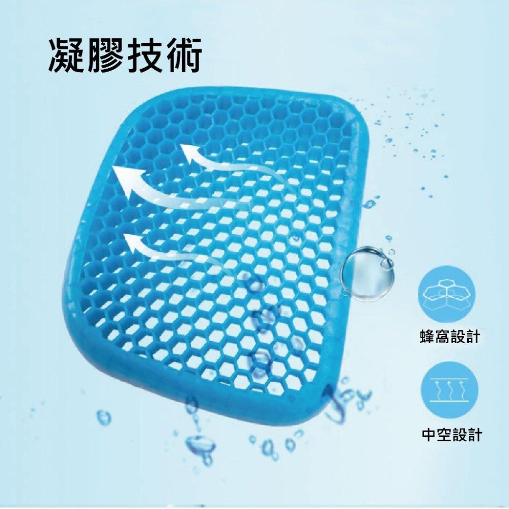 【台灣現貨 快速發貨】凝膠美臀坐墊 美臀 降溫 雞蛋坐墊 汽車坐墊 透氣坐墊 軟墊 冷凝墊 Egg Sitte 椅墊-細節圖6