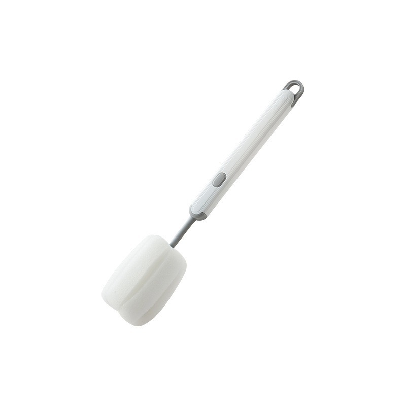 【雙11買1送1】長柄海綿杯刷 奶瓶刷 清潔刷 長柄刷 洗杯刷 可替換刷頭-規格圖11