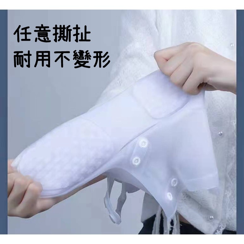 【限量出清 售完為止】加厚鞋底防水鞋套 中筒 雨鞋鞋套 防雨防水雨靴 防滑 加厚耐磨 學生硅膠高筒防水鞋-細節圖7