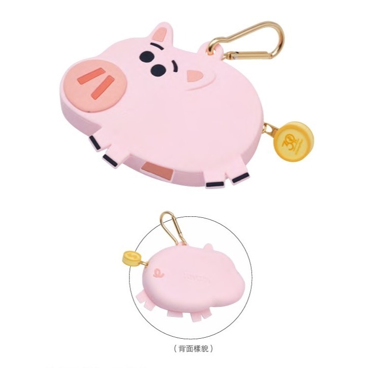 TOYOTA聯名系列★Disney迪士Toy Story玩具總動員火腿豬零錢包🔸️正版授權➡️請先私訊詢問是否有貨-細節圖2