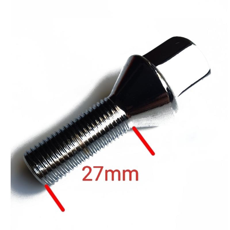 [台灣現貨] PEUGEOT 標緻 M12*1.25 鋁圈螺絲 法系車 輪框螺絲 鋁圈螺絲 鋁圈螺栓 螺絲-細節圖3