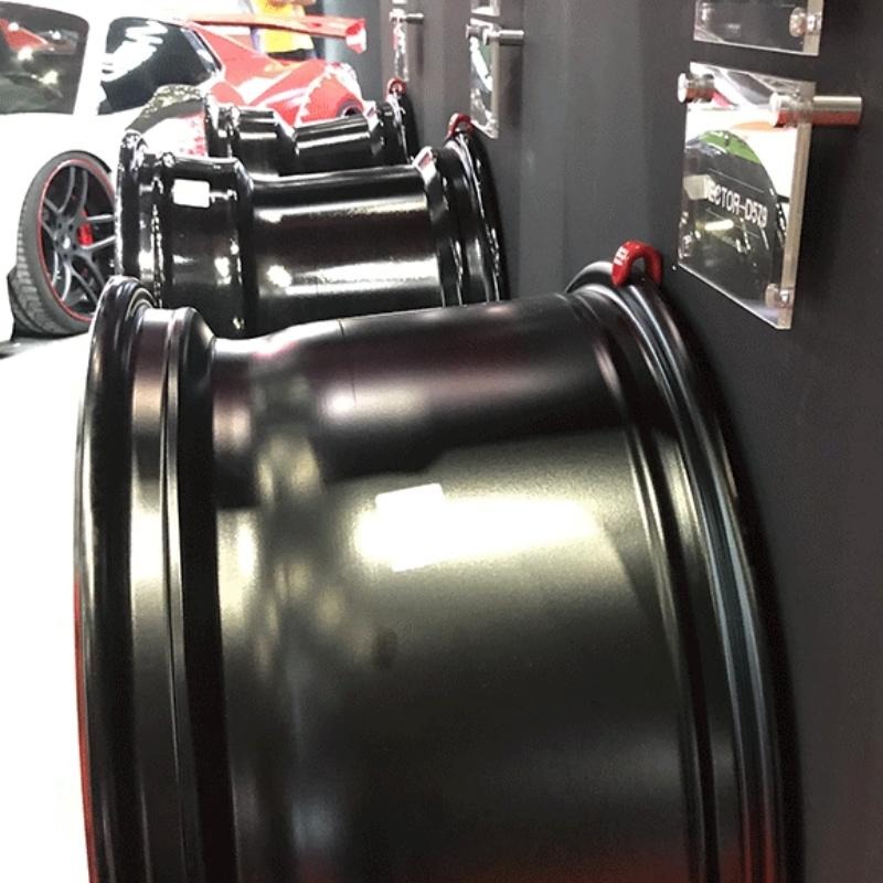 [台灣現貨] 黑色 鋁圈展示掛勾 鋁圈掛鉤 掛牆 掛鉤 收納 DIY 輪框掛鉤 鋁圈固定勾-細節圖8