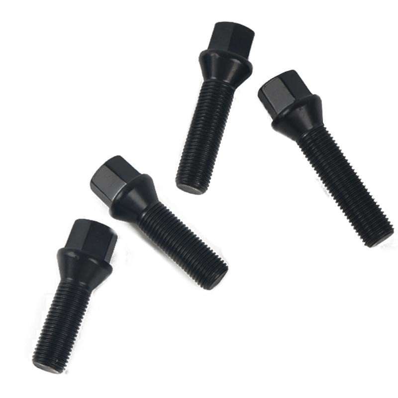 [台灣現貨] 鋁圈螺絲 黑色 M12*1.5 錐面 加長螺栓 輪框螺絲 汽車螺絲 加長螺絲 加長螺桿 螺絲桿-細節圖4