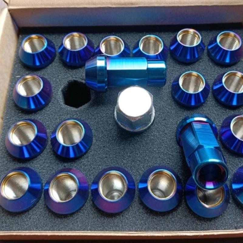 [台灣現貨] 不鏽鋼 鋁圈螺帽 M14*1.5 長50mm 適用19套筒 特斯拉 野馬 輪框螺母 螺絲 輪圈螺絲 螺帽-細節圖5