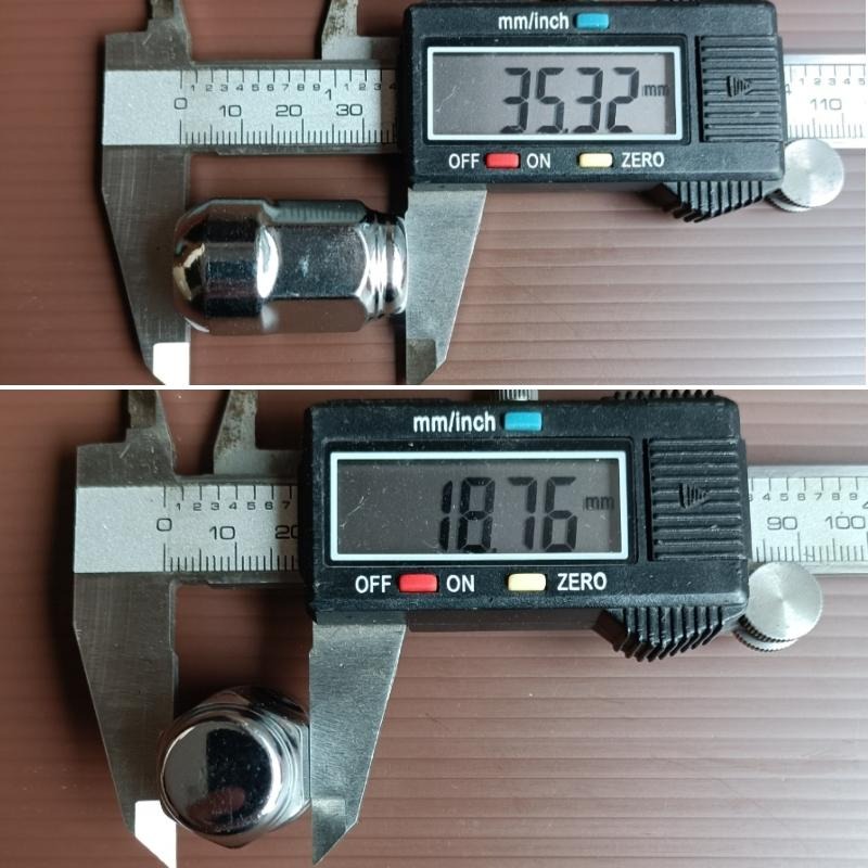 [台灣現貨] 鋁圈螺帽 本田 HONDA M12x1.5 球型 球面 原廠鋁圈適用 輪框螺母 螺母 輪胎螺帽 鋁圈螺帽-細節圖5