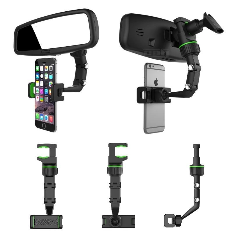 [台灣現貨] 萬用夾手機支架 手機架 手機支架 後視鏡手機架 導航支架 後照鏡手機支架 汽車手機架 後視鏡手機支架-細節圖8