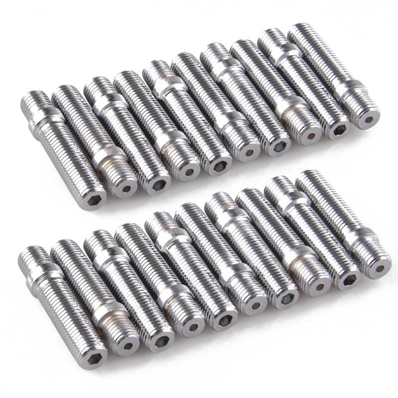[台灣現貨] 鋁圈螺絲 反串螺絲 M14轉M12 轉換螺絲 螺桿 螺栓 輪框螺絲 輪圈螺絲 螺絲 一組20支-細節圖7