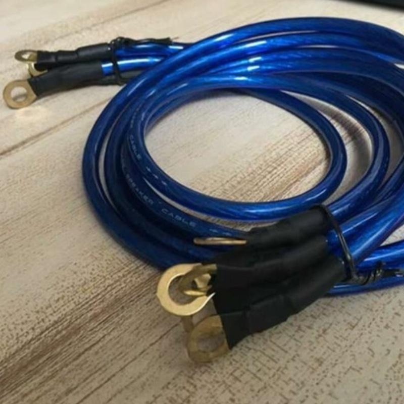 [台灣現貨] 車身強化接地線 地線 搭鐵線 電瓶負極線 5條裝 負極接地線 矽導線 負極線-細節圖2