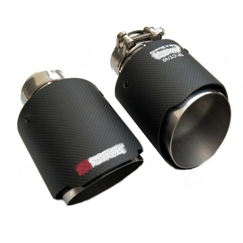 [台灣現貨] 汽車排氣管尾飾管 51mm / 61mm / 63mm 消光卡夢尾飾管 碳纖維尾飾管 尾管 尾喉-細節圖3