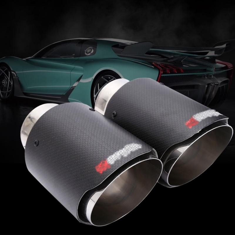 [台灣現貨] 汽車排氣管尾飾管 51mm / 61mm / 63mm 消光卡夢尾飾管 碳纖維尾飾管 尾管 尾喉-細節圖5