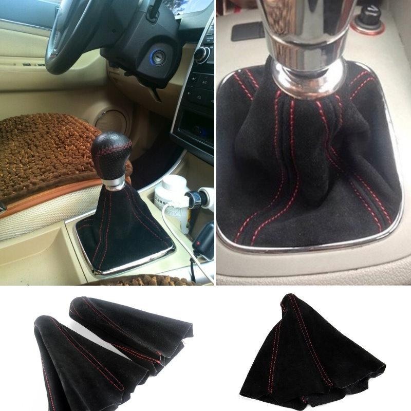 [台灣現貨] 反皮 手排 排擋套 排檔套 防塵套 排檔頭防塵套 紅線-細節圖3