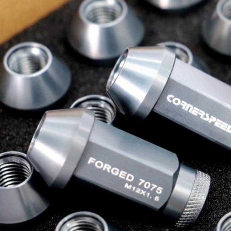 [台灣現貨] 汽車鋁圈螺帽 鋁合金 7075 螺帽 M12*1.25 長度50mm 螺絲 螺母 一組20顆-細節圖7