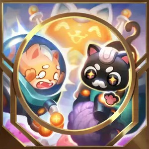RIOT 英雄聯盟（附頭像可先領取）太空律動 布里喵與阿茨貓 布里茨 公仔 官方周邊 週邊-細節圖2