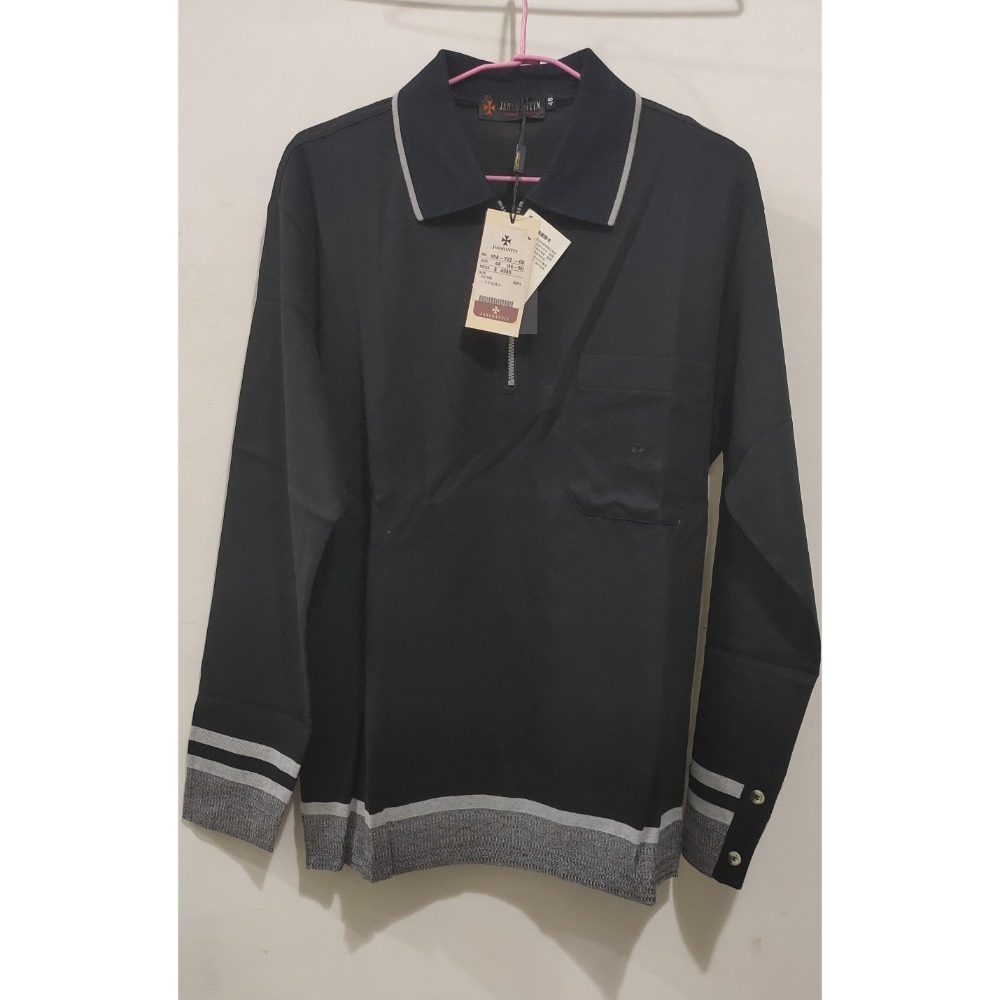 JANSDANTIN 江詩丹頓 休閒上衣 長袖有領Polo衫  〈專櫃品牌零碼出售〉-細節圖9
