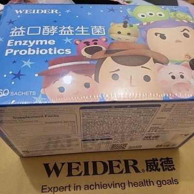 【WEIDER 威德】迪士尼 益口酵益生菌60包(兒童口氣清新 消化順暢 蔬果酵素營養)