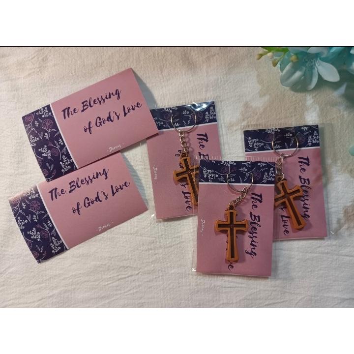 <多加企業社> 十字架吊飾鑰匙圈(鐵圈款) 銷售第一名[現貨+發票] 受洗決志 紀念品 包包手機掛飾 佈道 傳福音小禮物-細節圖5