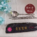 烏魚子造型餐具袋／環保／餐具袋／筆袋（拉鏈式）新品上市！歡迎訂購／客製化訂製／牛仔布料／純棉布料／環保愛地球-規格圖9
