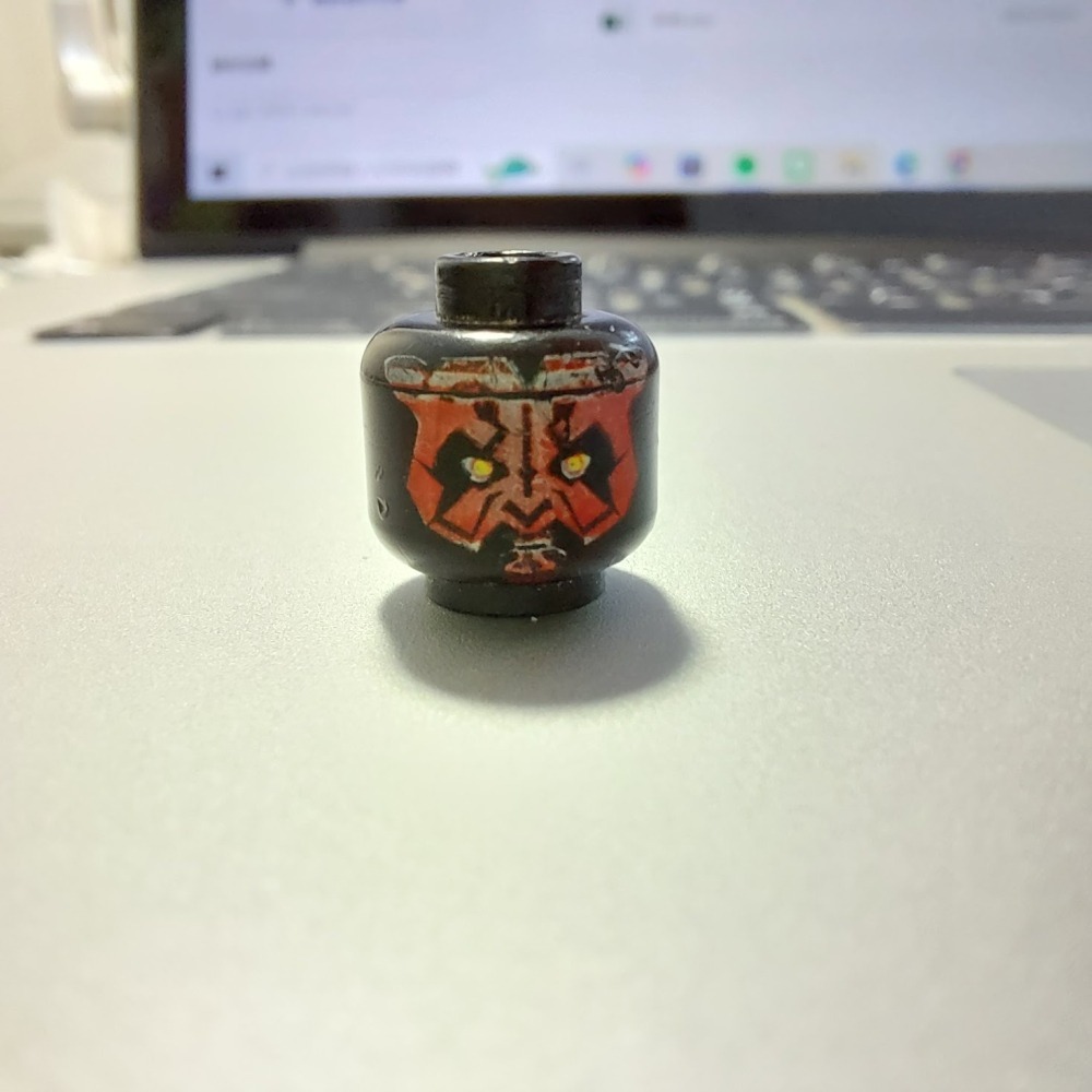 LEGO 7101 STAR WARS sw0003 Darth Maul Head 3626bps8-細節圖2