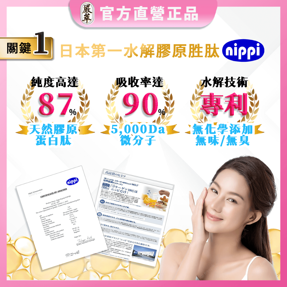 【嚴萃】日本Nippi專利膠原蛋白x蜂王乳-細節圖5