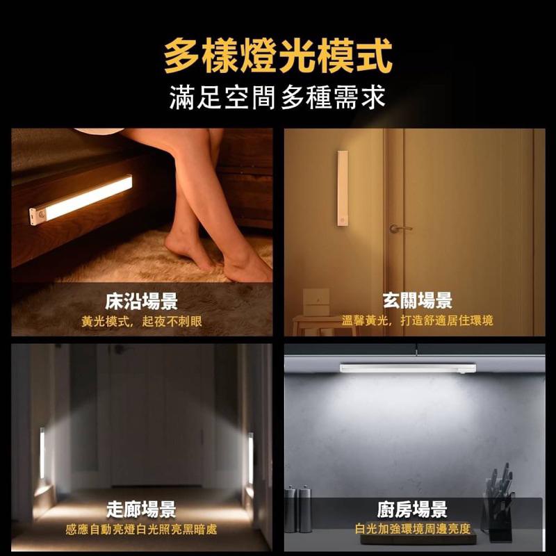 【Glolux 北美品牌】2入組 雙色升級款 L型40cm多功能USB磁吸式LED智能感應燈 無極調光 氣氛燈 燈管照明-細節圖5