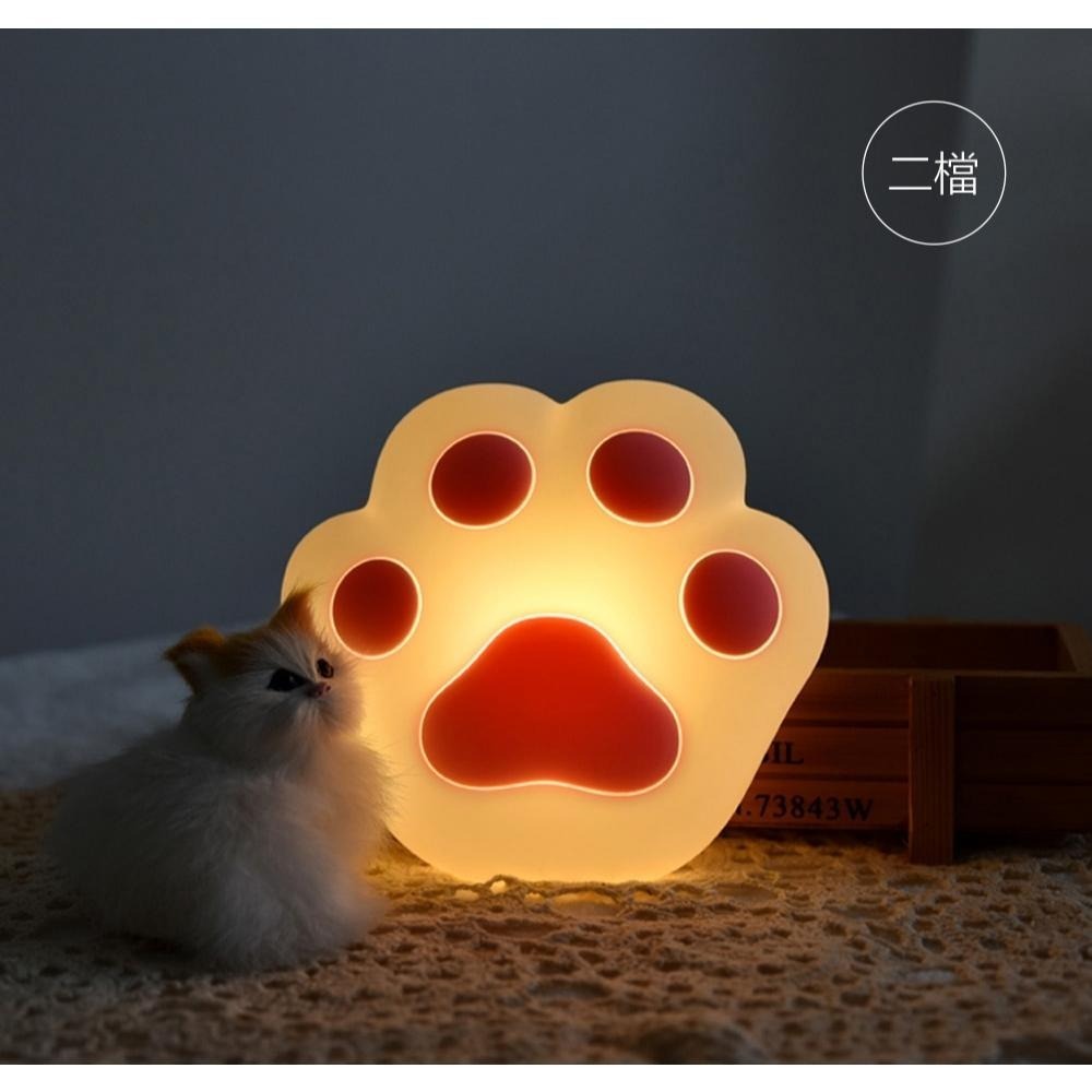 【Glolux】ฅ喵爪爪矽膠療癒燈ฅ  夜燈/氛圍燈/壁燈 禮物 禮品 萬聖節 可愛燈-細節圖7