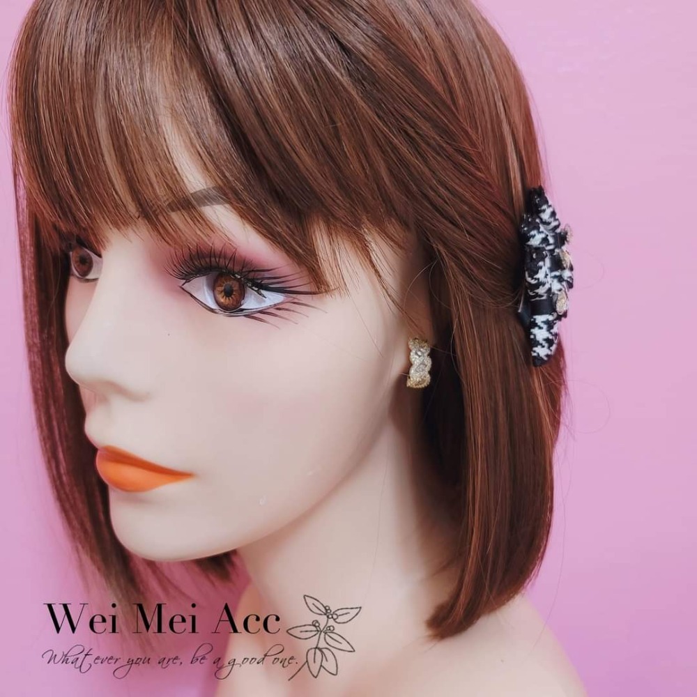 《惟美wei mei》E001精緻微鑲鋯石編織曲線C圈-細節圖4