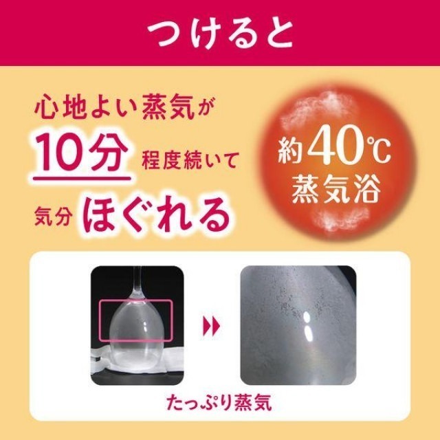日本 kao花王新版2倍時效紓壓舒緩 蒸氣 眼罩(玫瑰.無味)兩種-細節圖4