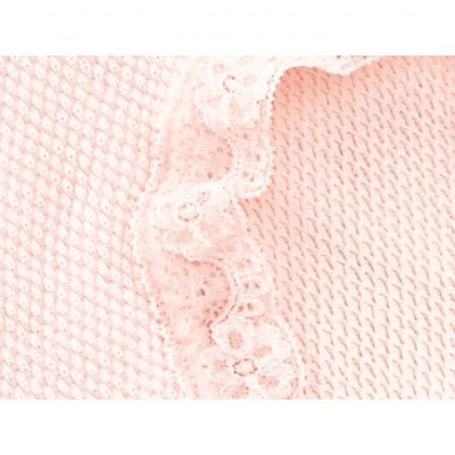 日本三和氧氣裸感泡泡褲蕾絲中腰純棉2入內褲(膚.粉)兩色-細節圖2