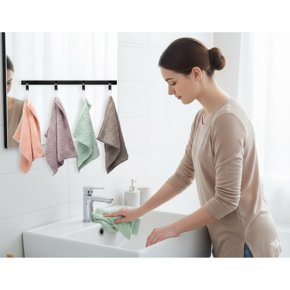 日本3D立體 吸水 抹布 5入組(兩包1組)特價-細節圖3