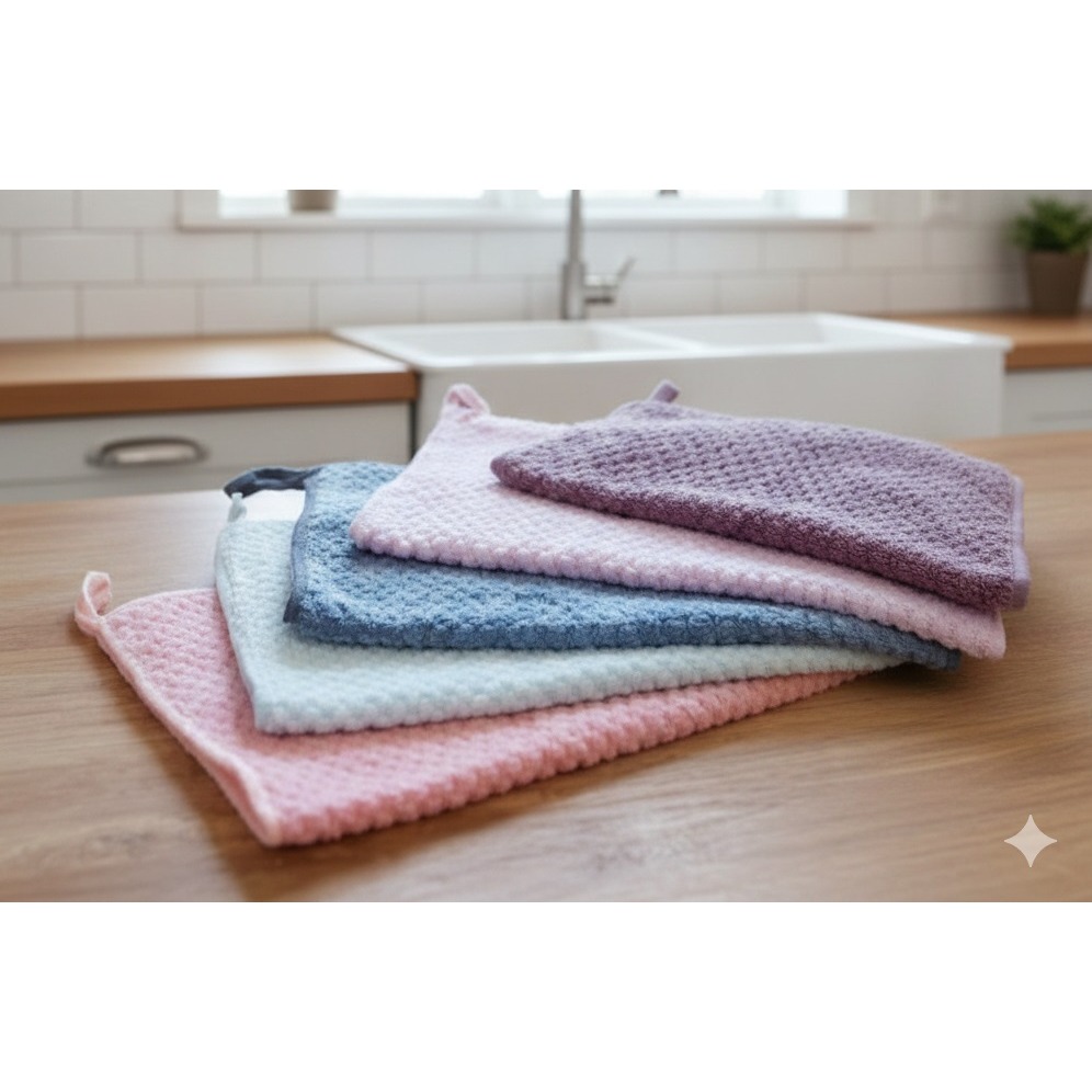 日本3D立體 吸水 抹布 5入組(兩包1組)特價-細節圖8