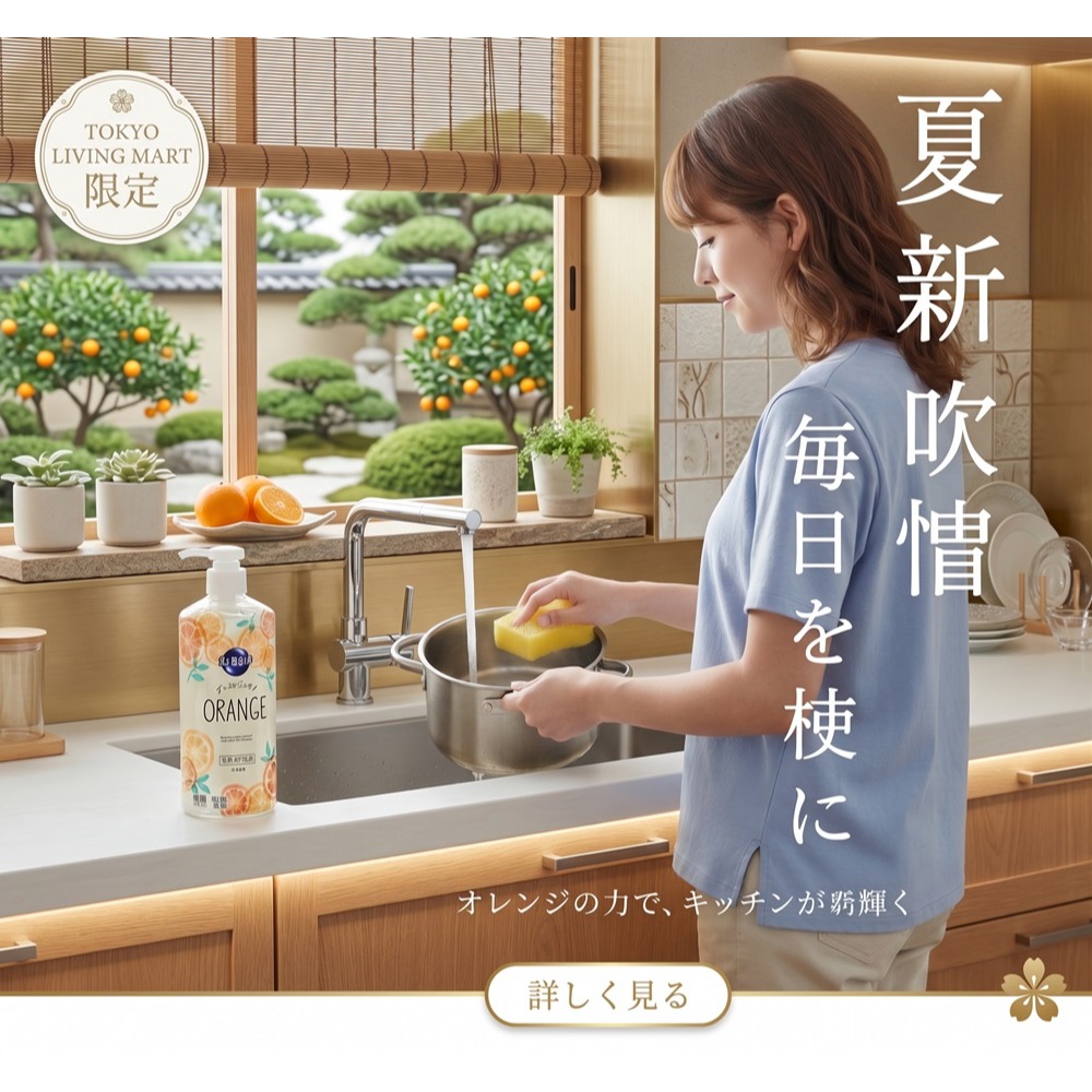 日本 花王 高效去油漬 除菌 按壓式 洗碗精(橘子.馬鞭草)兩瓶一組特價-細節圖4