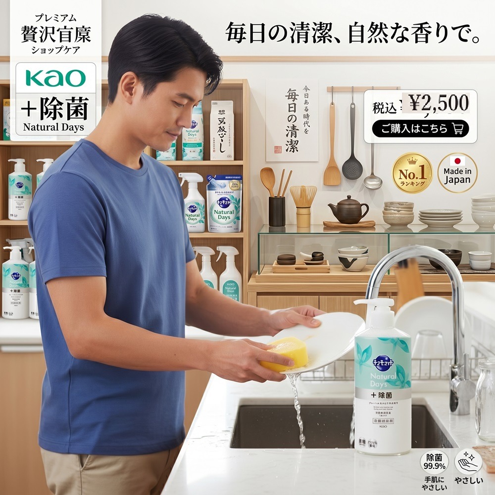 日本 花王 高效去油漬 除菌 按壓式 洗碗精(橘子.馬鞭草)兩瓶一組特價-細節圖6