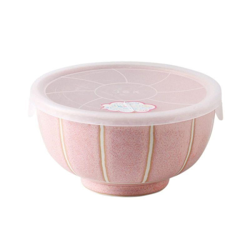 日本 西海陶器 美濃焼 附蓋可微波 保鮮碗(A.B.C)3色
