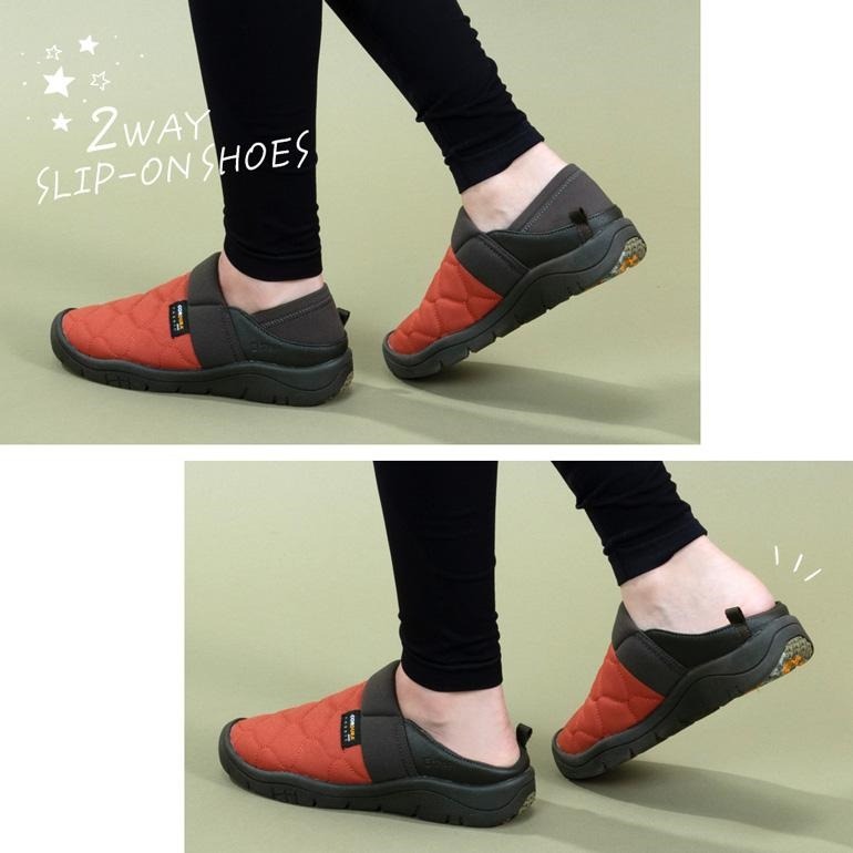 日本pansy 輕量 2WAY 女休閒鞋(黃.橘)兩色-細節圖3