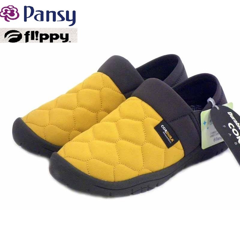 日本pansy 輕量 2WAY 女休閒鞋(黃.橘)兩色-細節圖9