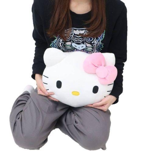 日本 sanrio 凱蒂貓 造型 靠墊 抱枕-細節圖4