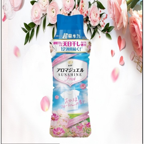 日本P&G 超消臭 抗菌 限量版 芳香顆(粉.水藍粉)兩瓶一組特價