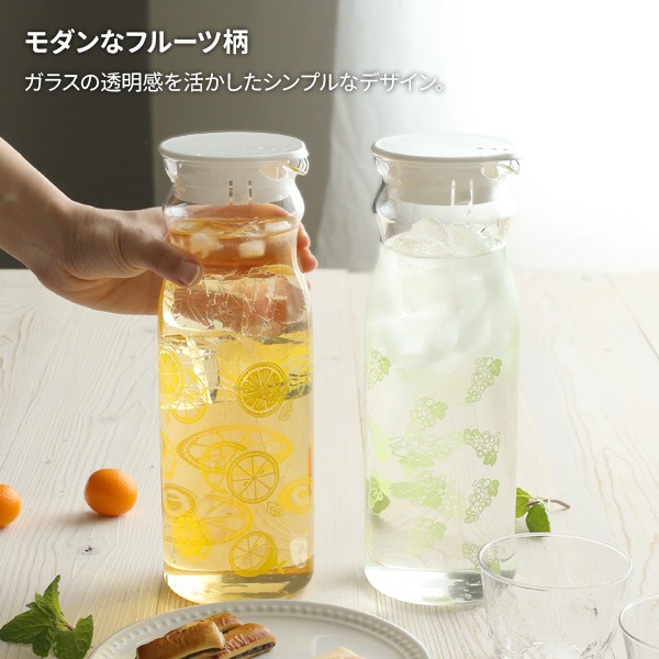 日本HARIO耐熱 限量紀念版 玻璃壺 冷水壺(黃.綠)兩色-細節圖8