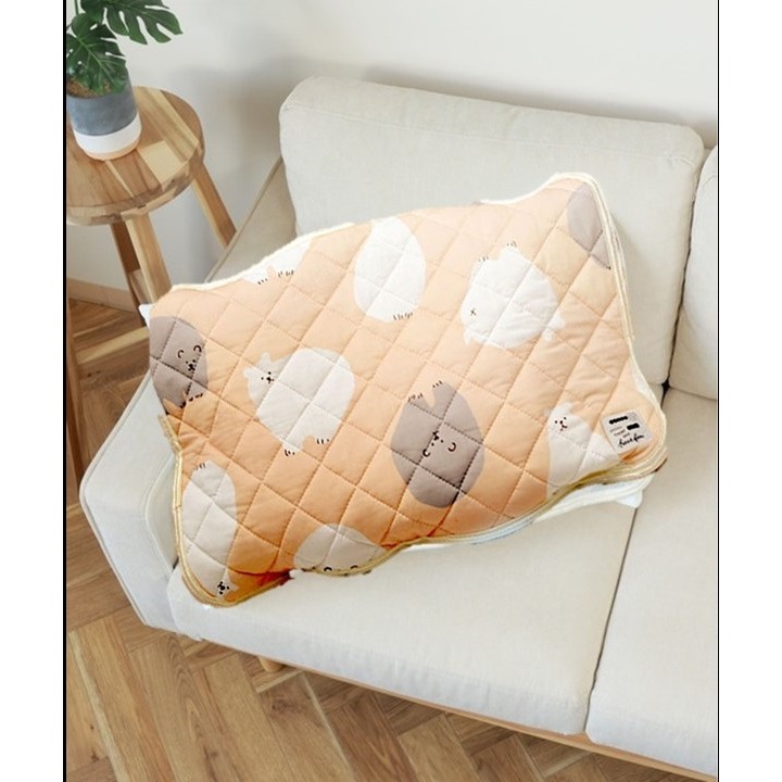 日本coupon夏季抗暑 北極熊涼感 枕頭套(粉.米)兩色-細節圖2