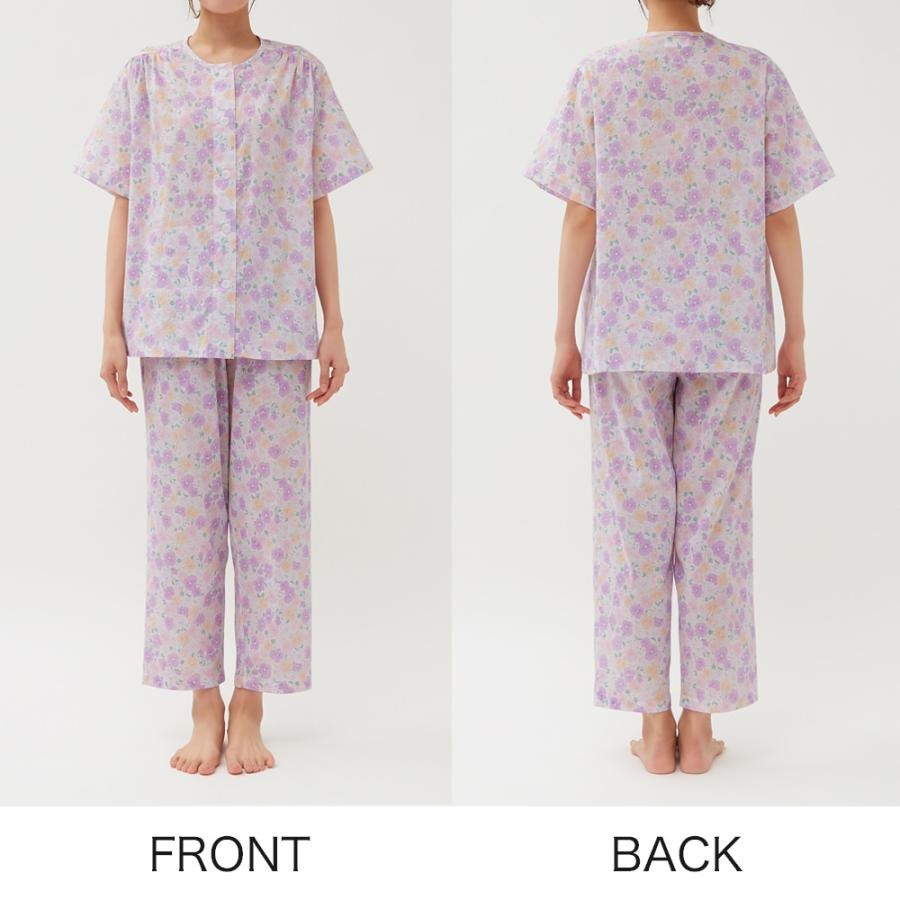 日本郡是 女生 兩件式 圓領 家居服 睡衣(短袖)粉色-細節圖2