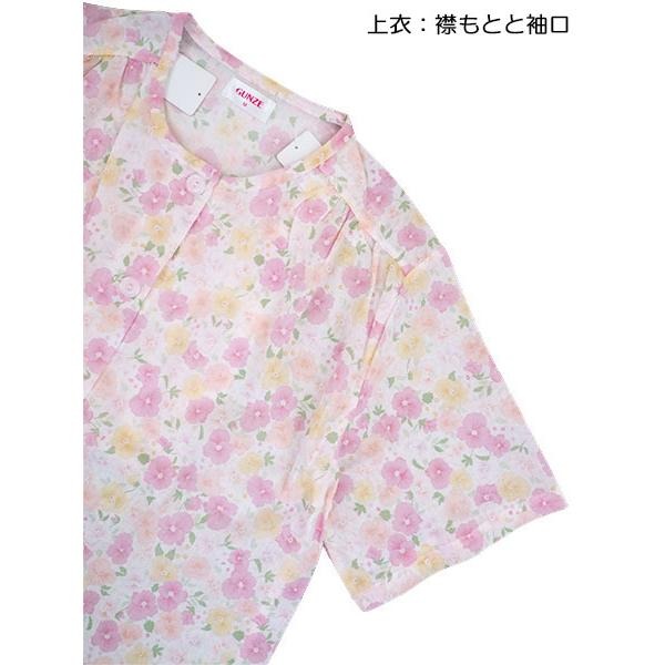 日本郡是 女生 兩件式 圓領 家居服 睡衣(短袖)粉色-細節圖7