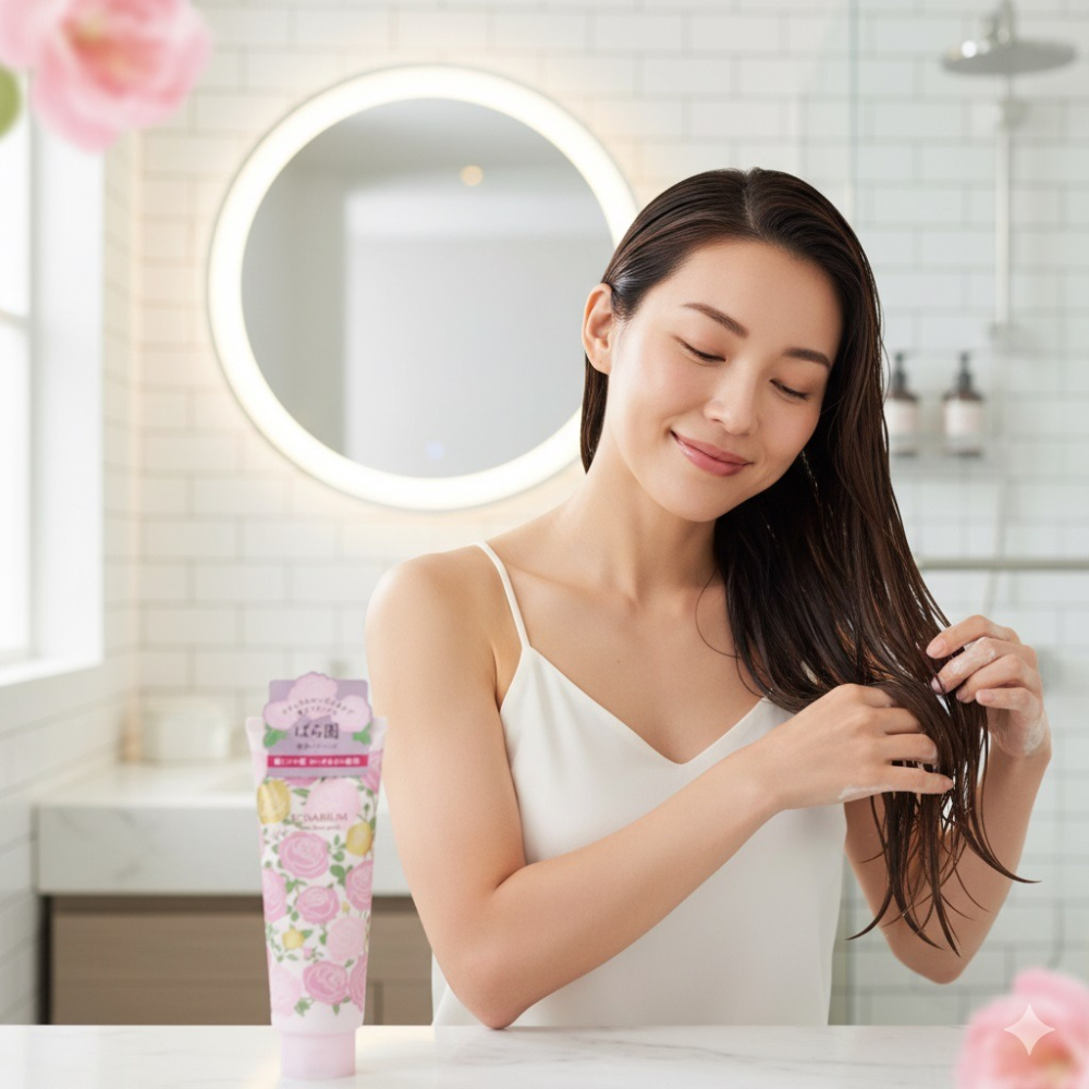 日本 資生堂 玫瑰園 護髮膜-細節圖2