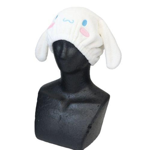 日本sario極細纖維 造型 速乾吸水 毛巾帽(庫洛米.大耳狗)兩種-細節圖5