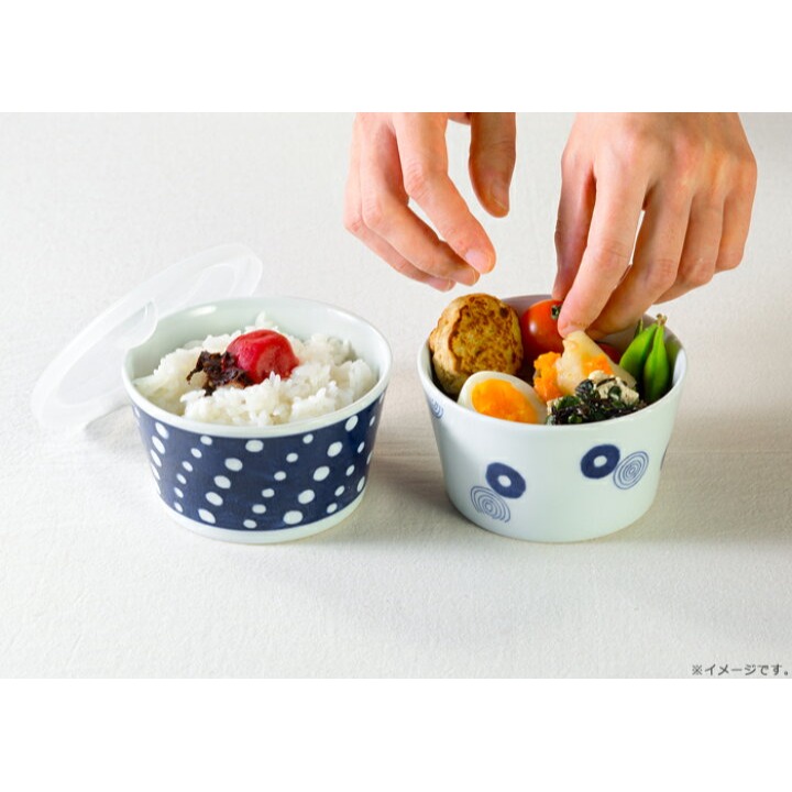 日本 西海陶器 微波 附蓋 三入 保鮮碗-細節圖7