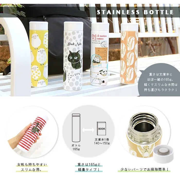 日本 Shinzi Katoh 超輕量 不鏽鋼 保冷 保溫杯(A.B.C.D)四種-細節圖4